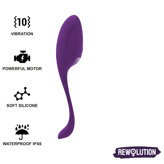 Rewolution Control Remoto del Vibrador de Huevo Rewovo