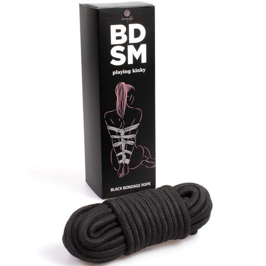 Secretplay - Corda Black Bondage Coleção Bdsm