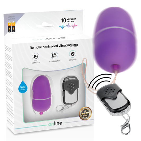 Online Ovo Vibrante Com Controle Remoto M Lilac