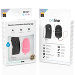 Online Ovo Vibrante Com Controle Remoto Rosa