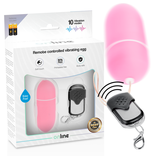 Online Ovo Vibrante Com Controle Remoto L Rosa