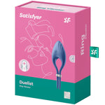 Satisfyer Vibrador de Anillo Dualismo Azul