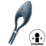 Satisfyer Vibrador de Anel Duelismo Cinza