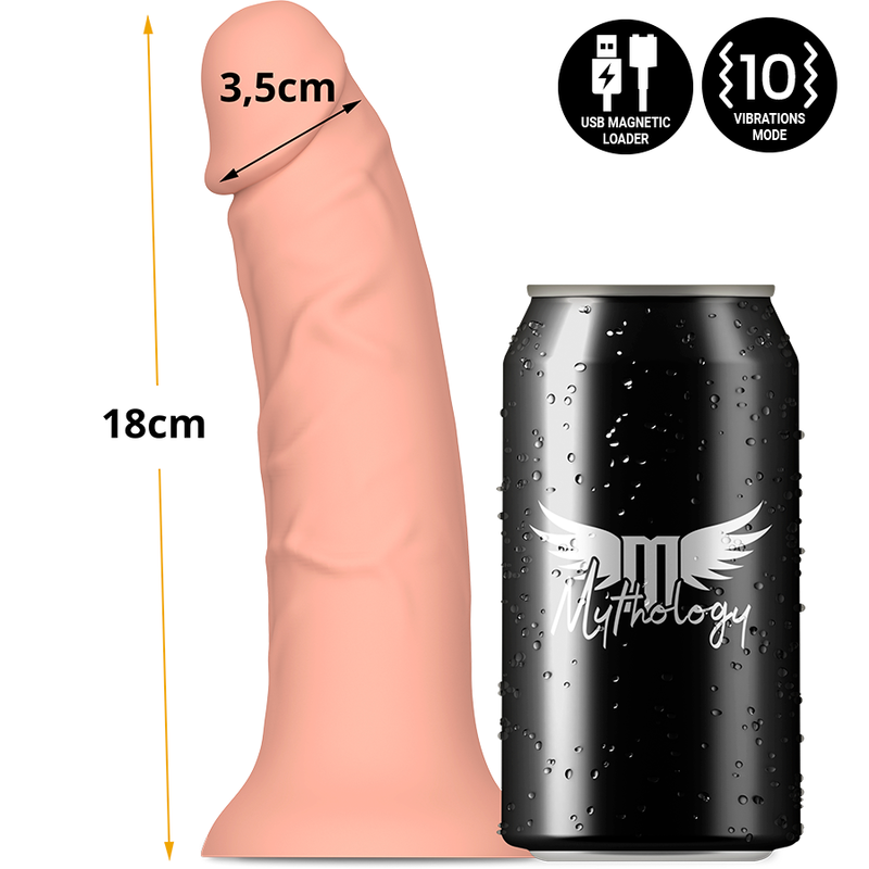 Mythology Asher Original Dildo S - Vibrador Compatível Com A Tecnologia Watchme Wireless