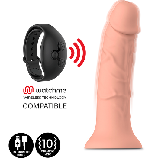 Mythology Asher Dildo Original M - Vibrador Compatible con la Tecnología Watchme Wireless