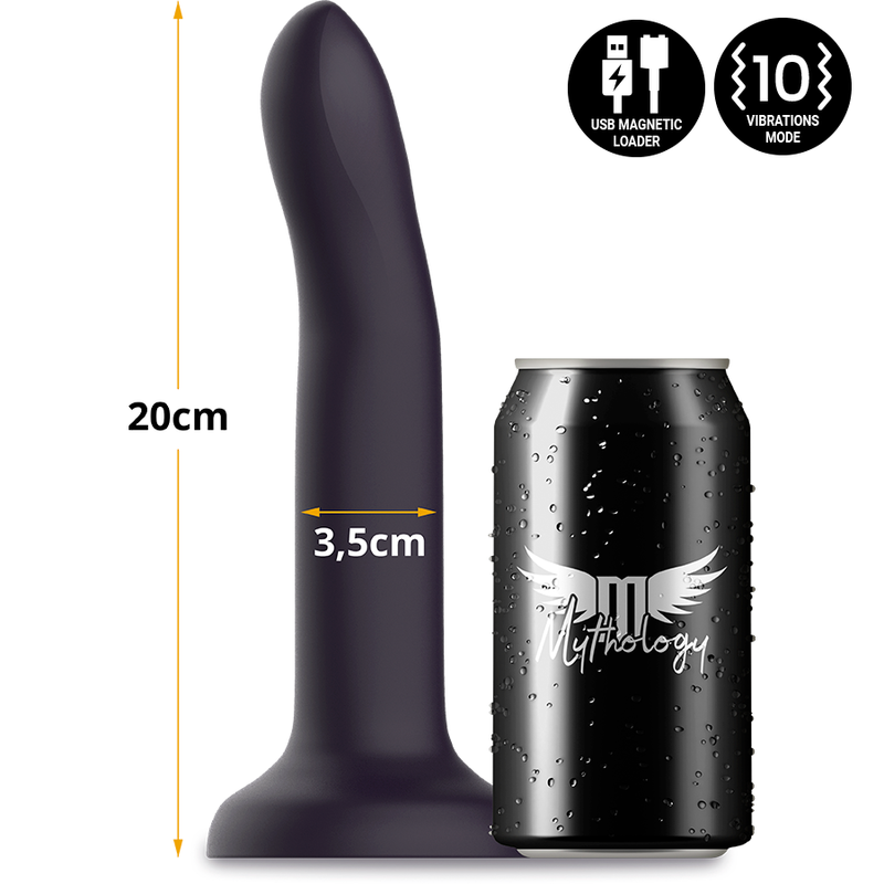 Mythology Duman Mystic Dildo L - Vibrador compatible con la tecnología Watchme Wireless