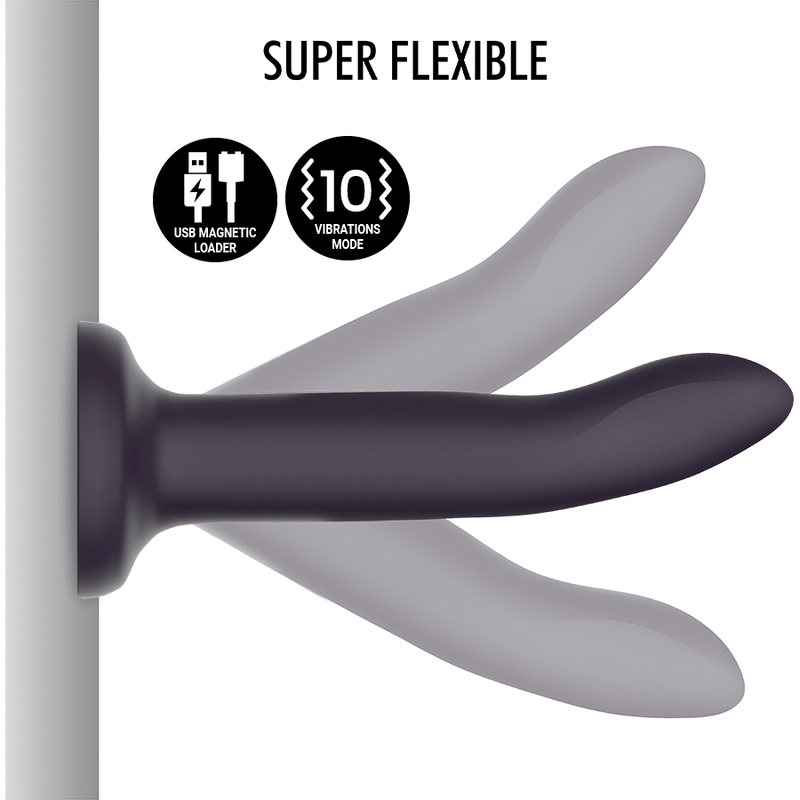 Mythology Duman Mystic Dildo L - Vibrador compatible con la tecnología Watchme Wireless