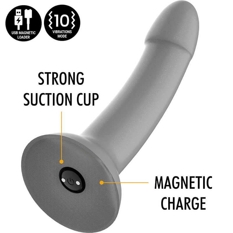 Mythology Rune Majestic Dildo S - Vibrador Watchme Tecnología Inalámbrica Compatible