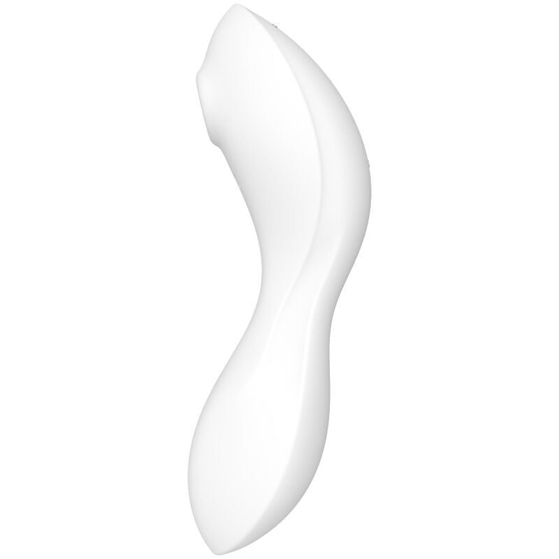 Satisfyer Curvy Trinity 5 Estimulador de Pulso de Ar e Aplicativo Vibrador Branco