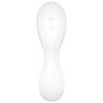 Satisfyer Curvy Trinity 5 Estimulador de Pulso de Ar e Aplicativo Vibrador Branco