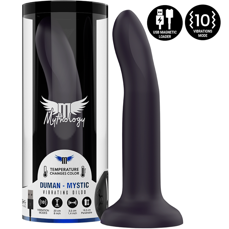 Mythology Duman Mystic Dildo L - Vibrador compatible con la tecnología Watchme Wireless