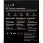 Lelo Ida Wave Massageiro para Casais Preto