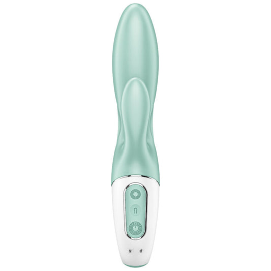 Satisfyer Air Pump Bunny 5+ Aplicativo Vibrador de Coelho Inflvel Verde