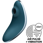 Satisfyer Estimulador e Vibrador Vulva Lover 1 Air Pulse Azul