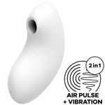 Satisfyer Estimulador e Vibrador de Pulso de Ar Vulva Lover 2 Branco