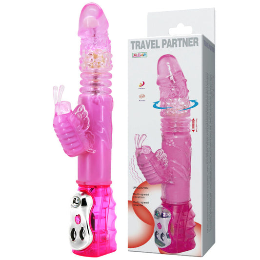 Baile Travel Partner Up & Down Rotator Conejo Rosa