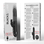 Black&Silver - Vibe Estimulante Kenji Compatível Com A Tecnologia Watchme Wireless