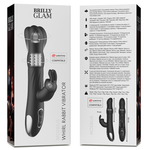 Brilly Glam Vibrador y Rotador Moebius Conejo Compatible con la Tecnología Watchme Wireless