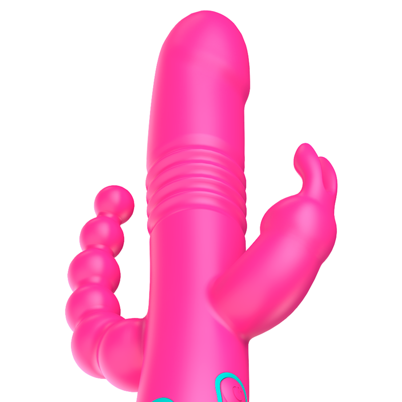 Happy Loky Donald Triple Estimulación: Reloj Anal, Punto G y Clitoral Compatible Con Tecnología Inalámbrica