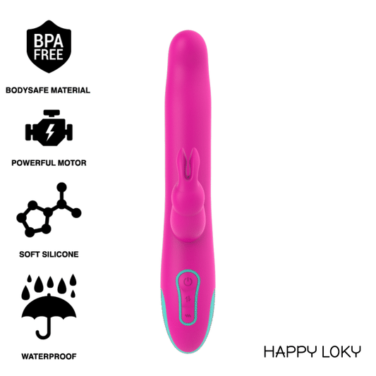 Happy Loky Pluto Conejo Vibrador y Rotador Reloj con Tecnología Inalámbrica Compatible