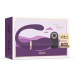 Vibrador de control remoto doble Treasure Merlin