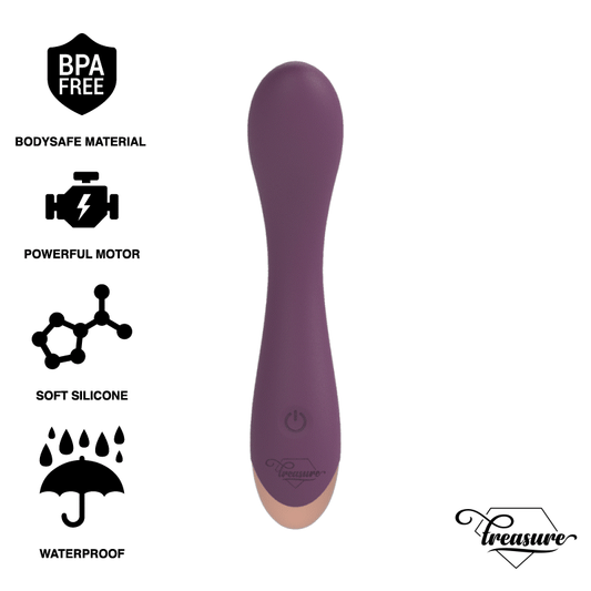 Treasure Hansel Vibrador G-spot Tecnología inalámbrica Watchme Compatible