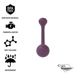 Vibrador de control remoto doble Treasure Merlin