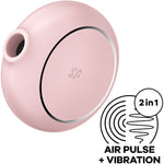 Satisfyer Pro To Go 3 Estimulador y Vibrador de Pulso de Aire Dual Rosa