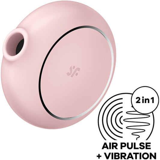 Satisfyer Pro To Go 3 Estimulador y Vibrador de Pulso de Aire Dual Rosa