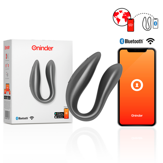 Oninder Lisboa G-spot & Clitoral Stimulator Black - Envío Gratis