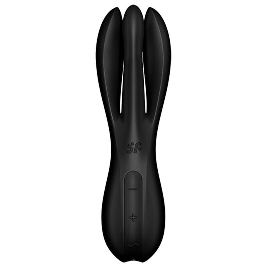 Satisfyer Vibrador Threesome 2 Negro