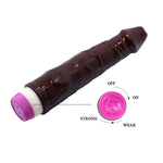 Juguete vibrador Waves of Pleasure de 23 cm Marrón