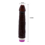 Juguete vibrador Waves of Pleasure de 23 cm Marrón