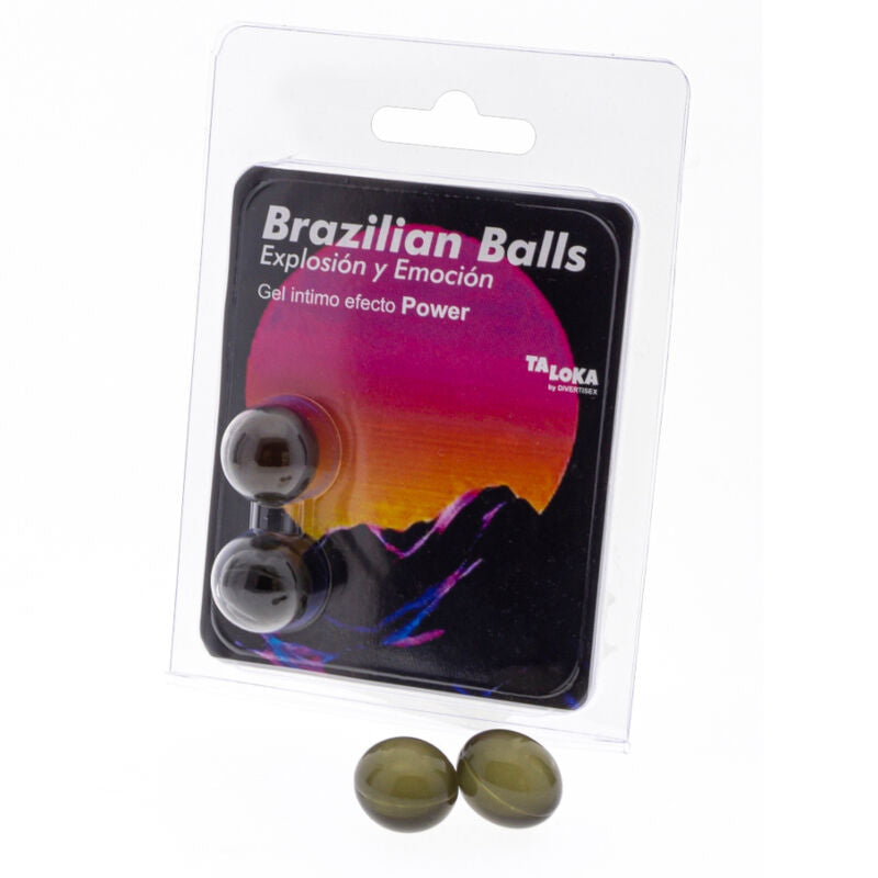 Taloka - 2 Bolas Brasileiras Power Effect Gel Emocionante