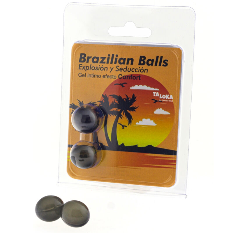 Taloka - 2 Bolas Brasileñas Gel Excitante Efecto Confort
