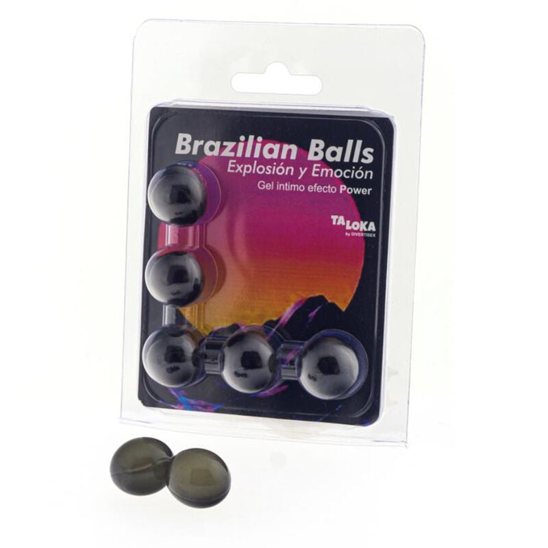 Taloka - 5 Bolas Brasileiras Power Effect Gel Emocionante