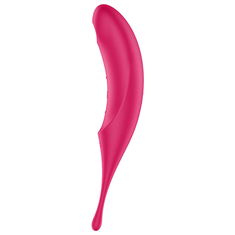 Satisfyer Estimulador y Vibrador de Pulso Twirling Pro Air Rojo