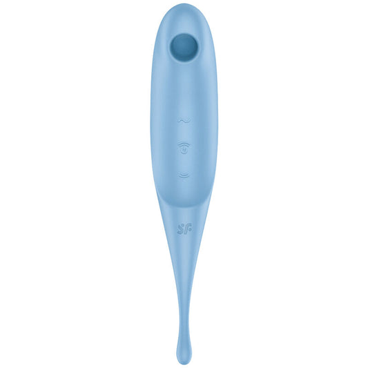 Satisfyer Estimulador y Vibrador de Pulso Twirling Pro Air Azul