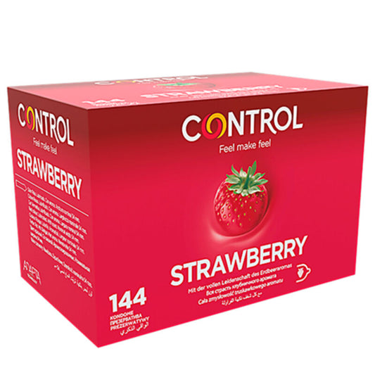 Control Preservativos Adapta Morango 144 Unidades