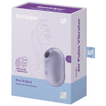 Satisfyer Pro To Go 2 Estimulador y Vibrador de Pulso de Aire Doble Violeta