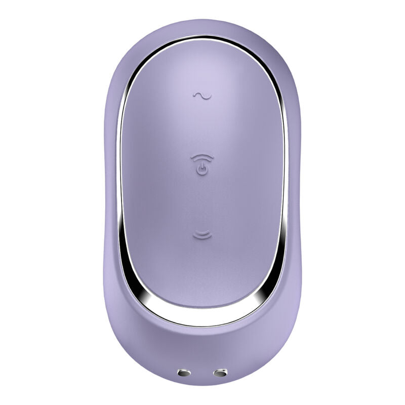 Satisfyer Pro To Go 2 Estimulador y Vibrador de Pulso de Aire Doble Violeta