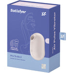 Satisfyer Pro To Go 2 Estimulador y Vibrador de Pulso de Aire Doble Beige