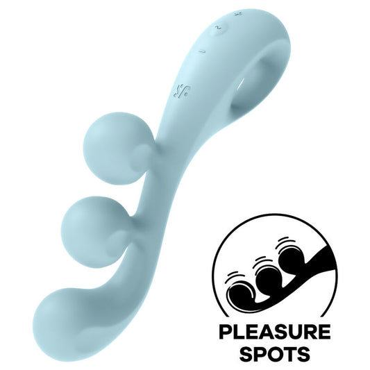 Satisfyer Multi Vibrador Tri Ball 2 Azul