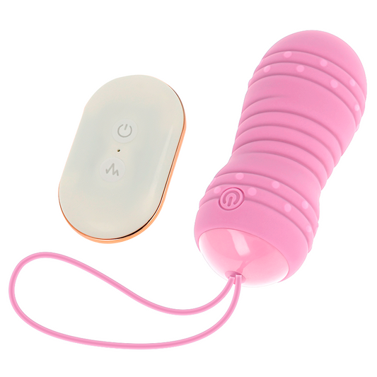 Ohmama Ovo de Controle Remoto 7 Modos de Rotação Rosa