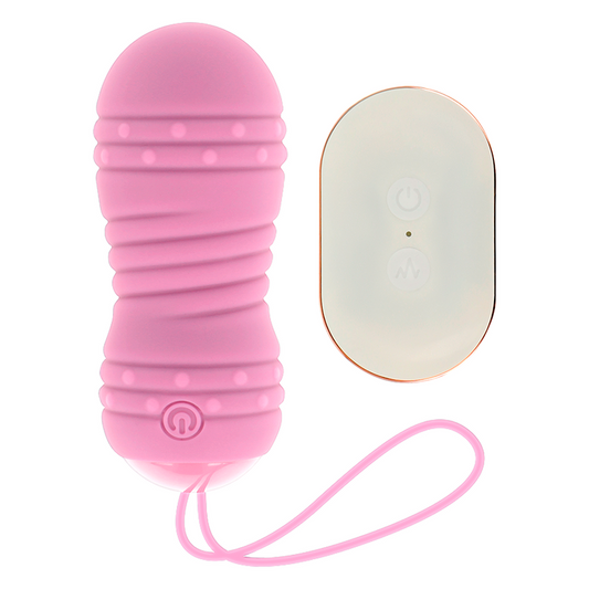 Ohmama Ovo de Controle Remoto 7 Modos de Rotação Rosa