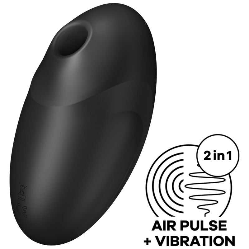 Satisfyer Estimulador y Vibrador de Pulso de Aire Vulva Lover 3 Negro