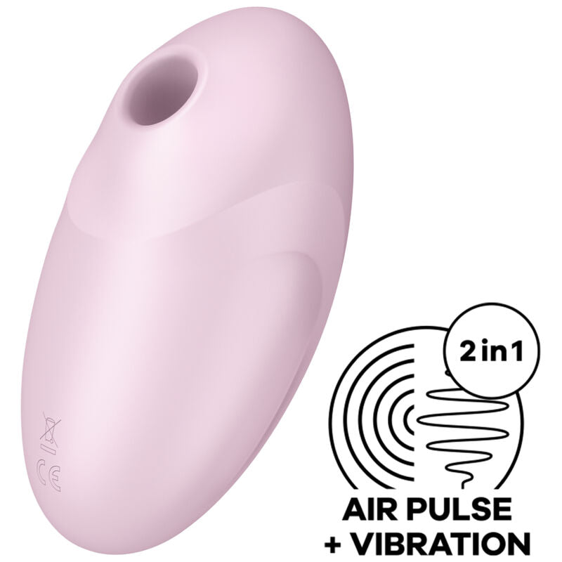 Satisfyer Estimulador y Vibrador de Pulso de Aire Vulva Lover 3 Rosa