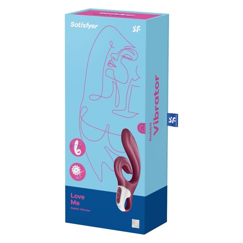 Satisfyer - Love Me Coelho Vibrao Vermelho
