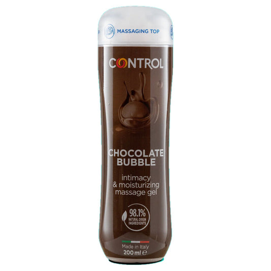 Control Gel de Masaje 3 en 1 Burbuja de Chocolate 200 ml