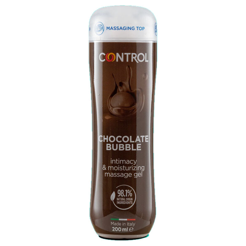 Control Gel de Massagem 3 Em 1 Bolha de Chocolate 200 Ml